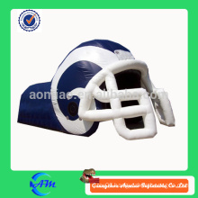 nfl new style inflatable football helmet with tunnel